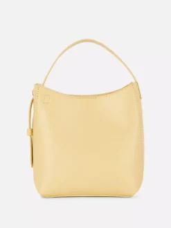 Mała torba shopper typu bucket z paskiem