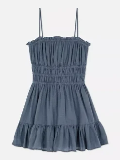 Marszczona sukienka mini