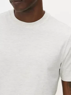 Melanżowy T-shirt o dopasowanym kroju