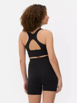 Miękki top o skróconym kroju z marszczeniami