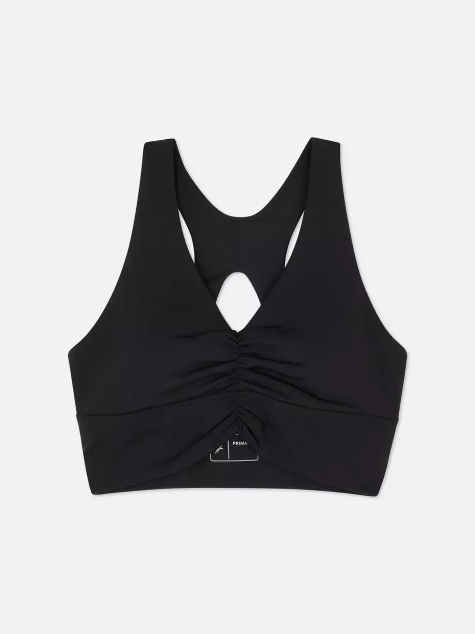 Miękki top o skróconym kroju z marszczeniami