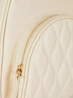 Mini plecak ze sztucznej skóry