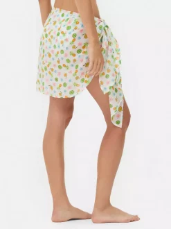 Mini sarong z nadrukiem