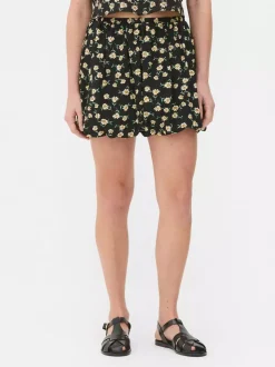 Minispódniczka bombka z nadrukiem