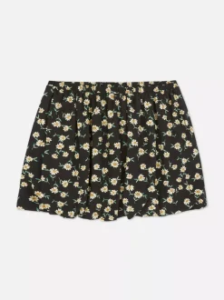 Minispódniczka bombka z nadrukiem