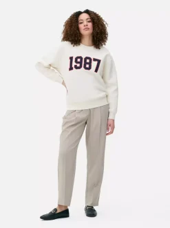 Nierozpinana bluza z nadrukiem