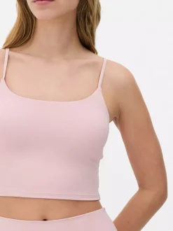 Niezwykle miękka krótka koszulka na ramiączkach