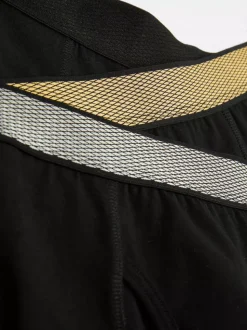 Obcisłe bokserki z metalicznym paskiem, 3 pary