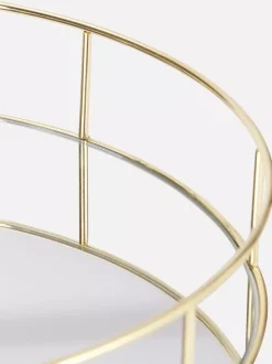 Okrągła taca lustrzana