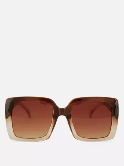 Okulary przeciwsłoneczne oversize z efektem ombré