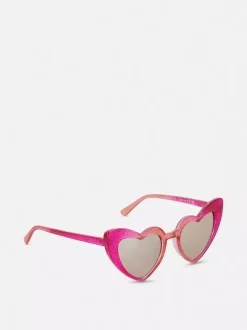 Okulary przeciwsłoneczne w oprawce w kształcie serca
