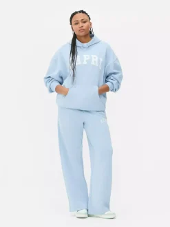 Oversize'owa bluza z kapturem i nadrukiem