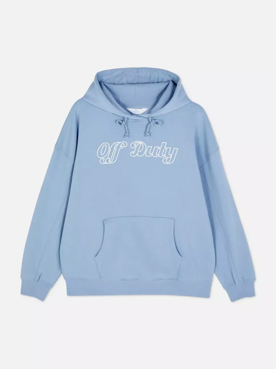 Oversize'owa bluza z kapturem i nadrukiem