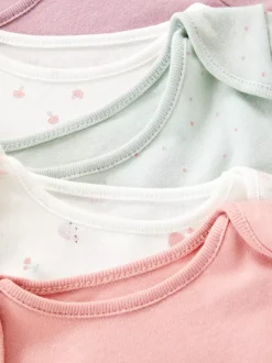 Pajacyki na długi rękaw z różnymi wzorami, 5 szt.