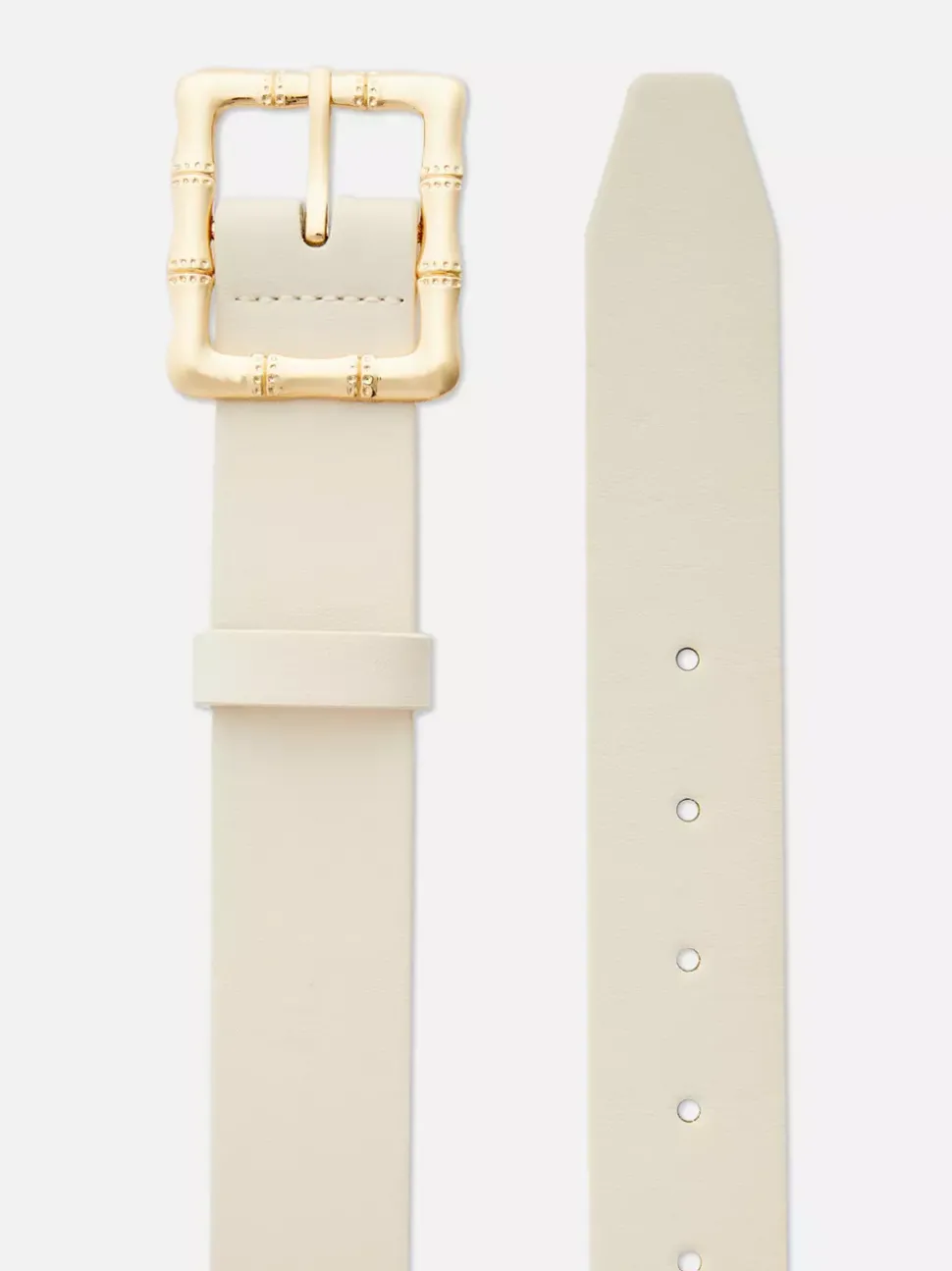 Pasek z metalową klamrą