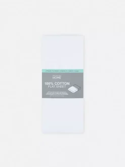 Płaskie prześcieradło satynowe w rozmiarze king