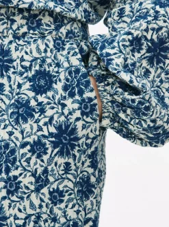 Patchworkowe spodnie w kwiaty