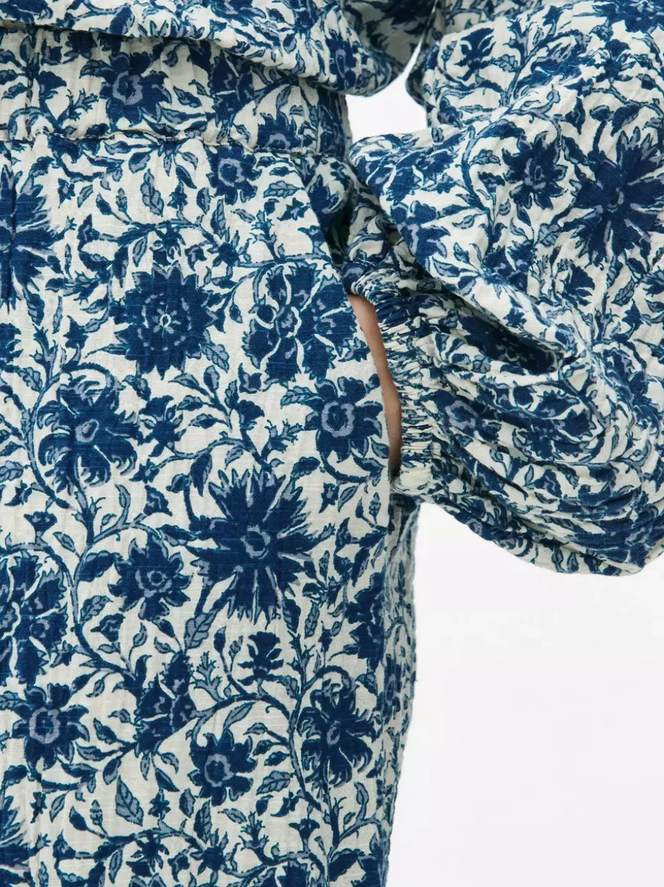 Patchworkowe spodnie w kwiaty