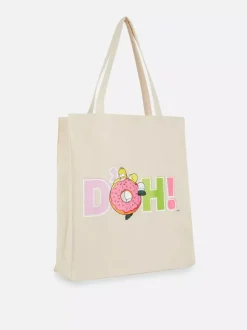 Płócienna torba z motywem Simpsonów i napisem D'Oh