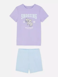 Piżam z nadrukiem koali