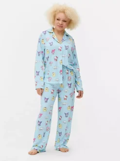Piżama boyfriend z motywem Hello Kitty i przyjaciół