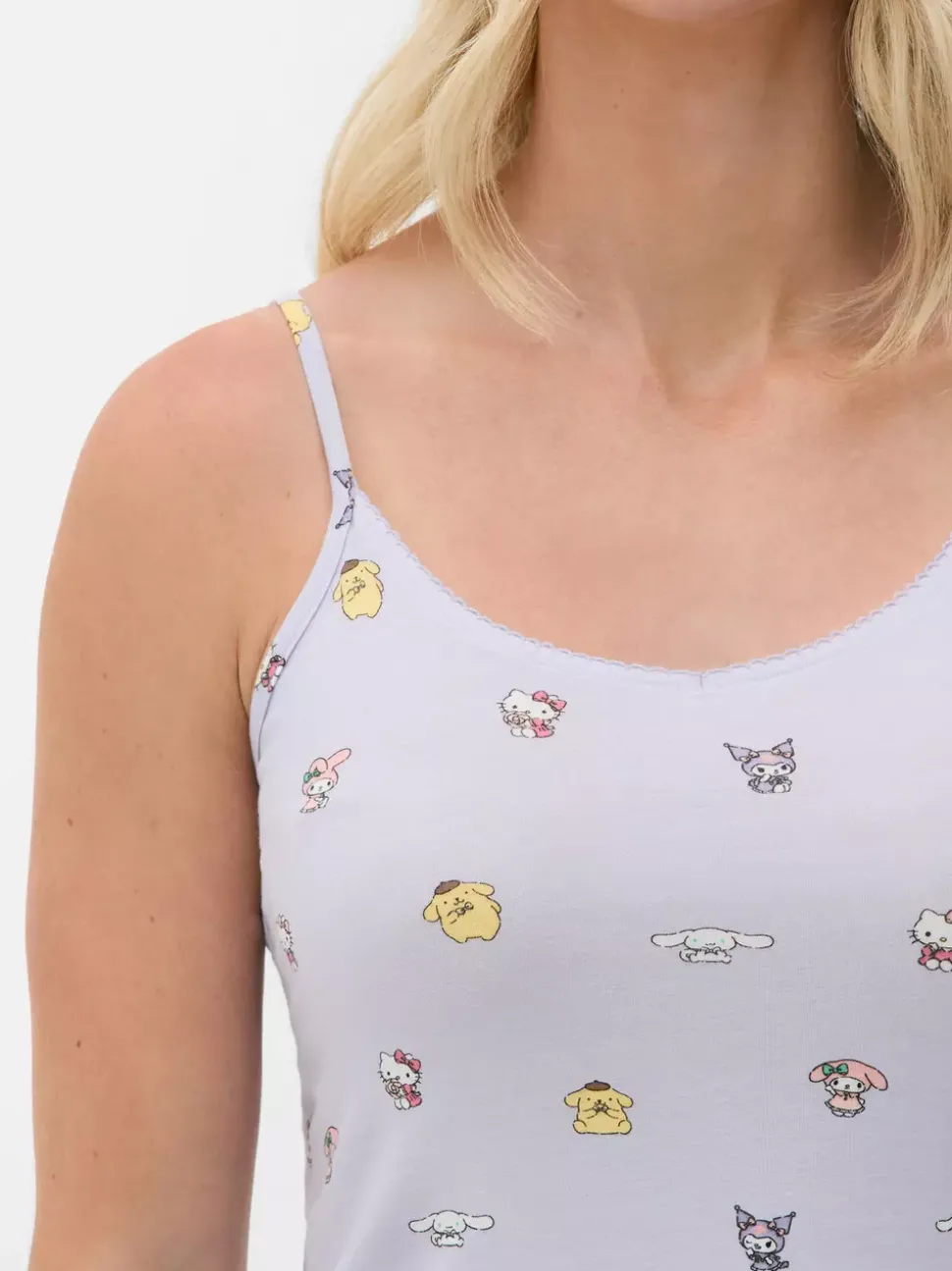 Piżama na ramiączkach, Hello Kitty i przyjaciele