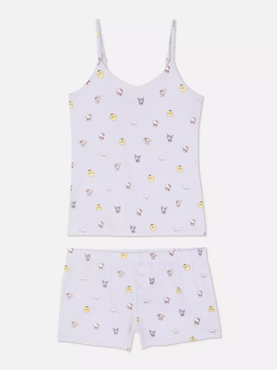 Piżama na ramiączkach, Hello Kitty i przyjaciele