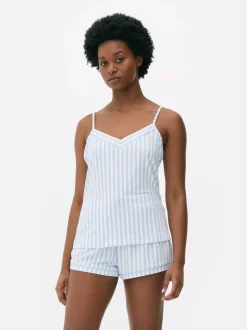 Piżama w paski z szortami The Edit
