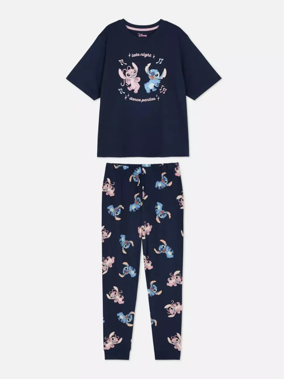 Piżama z motywem Andzi i Sticha Disneya