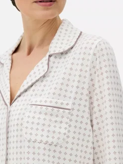 Piżama z nadrukiem w stylu boyfriend