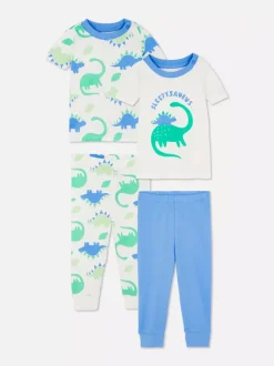 Śpioszki w dinozaury, 2 komplety