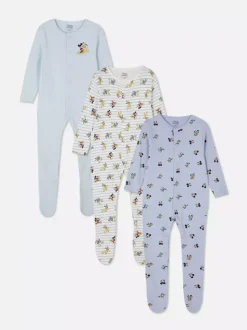 Śpioszki z motywem Disneya, 3 szt.