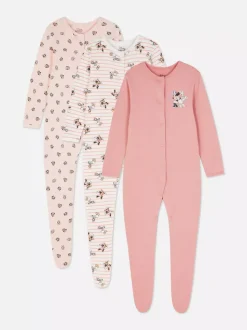 Śpioszki z motywem Disneya, 3 szt.