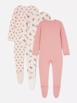 Śpioszki z motywem Disneya, 3 szt.