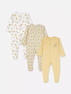 Śpioszki z motywem Kubusia Puchatka Disneya, 3 szt.