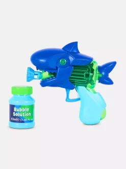 Pistolet-zabawka na bańki mydlane z motywem rekina
