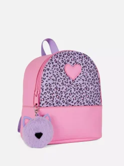 Plecak ze wzorem w panterkę