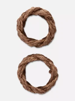 Plecione obręcze na serwetki, 2 szt.