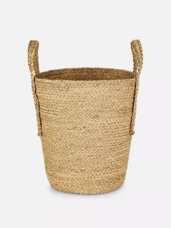 Pleciony duży kosz do przechowywania