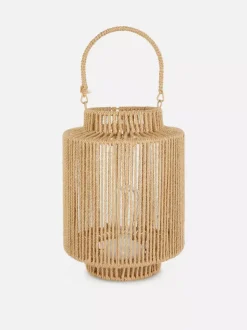 Pleciony stojak na świecę