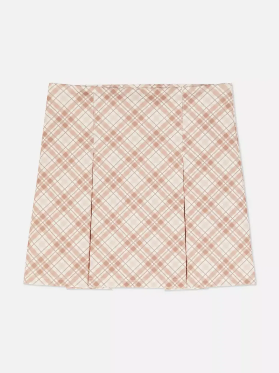 Plisowana spódnica w kratę