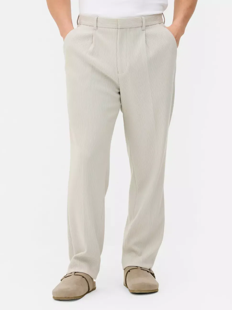 Plisowane spodnie Kem