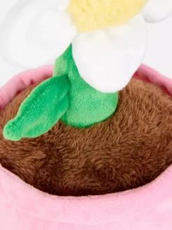 Pluszowa zabawka w kształcie doniczki ze stokrotką
