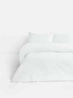 Pościel na łóżko dwuosobowe o waflowej teksturze