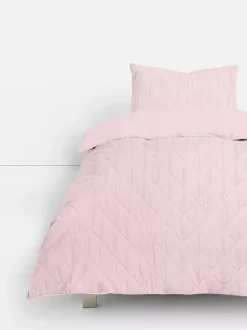 Pościel na łóżko jednoosobowe z pikowaniem w romby