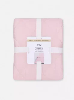 Pościel na łóżko jednoosobowe z pikowaniem w romby