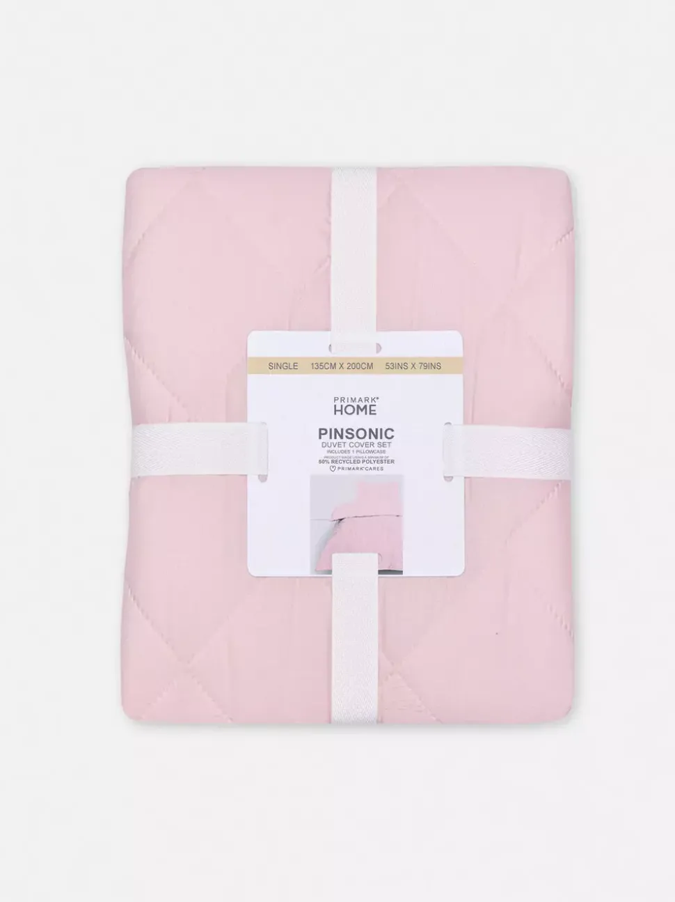 Pościel na łóżko jednoosobowe z pikowaniem w romby