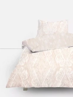 Pościel ze spranym wzorem ikat na łóżko pojedyncze