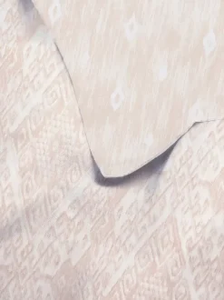 Pościel ze spranym wzorem ikat na łóżko pojedyncze