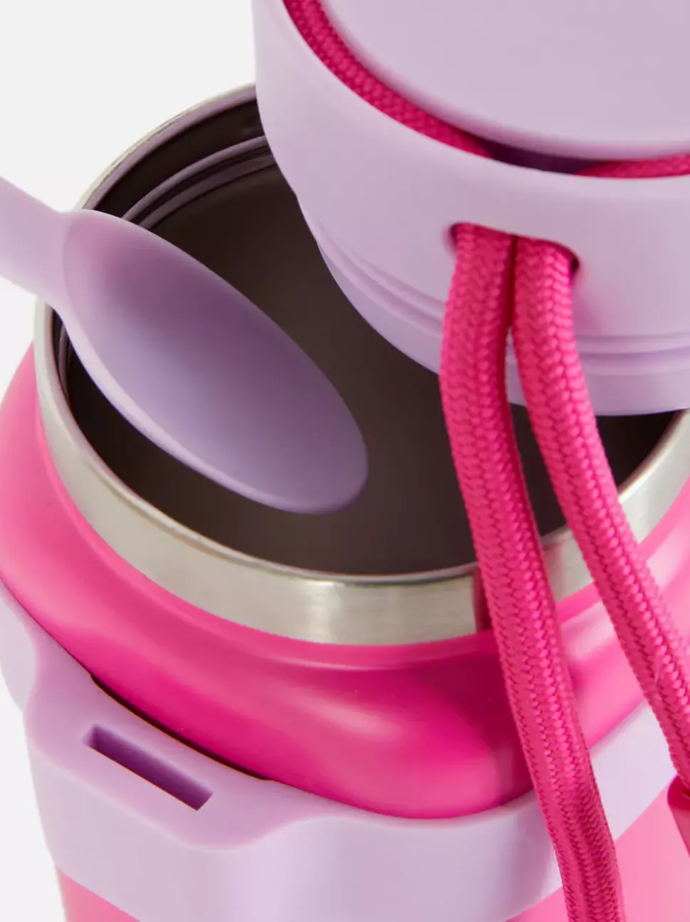 Podróżny pojemnik na przekąski z łyżką